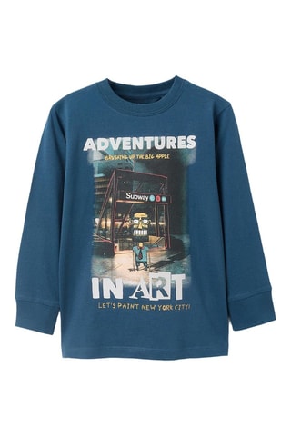 T-shirt - Bleu foncé