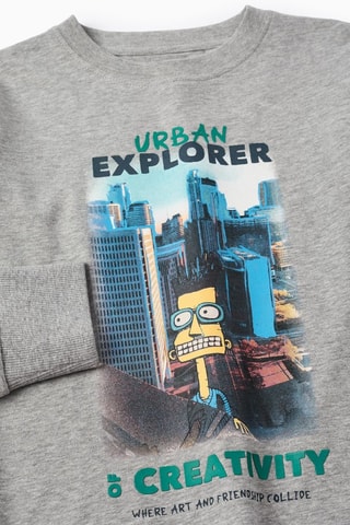 T-shirt - Gris clair chiné