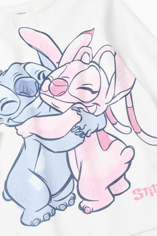 T-shirt Stitch et Lilo Disney - Blanc