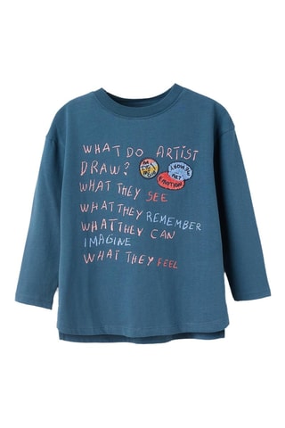 T-shirt - Bleu foncé