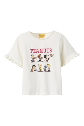 T-shirt Snoopy et les Peanuts - Blanc