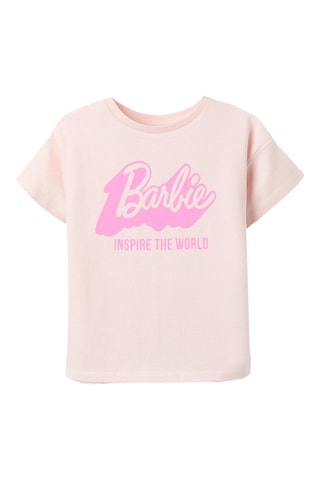 T-shirt Barbie - Rose clair