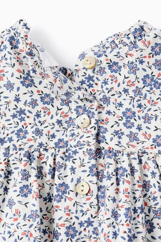 Blouse volantée - Blanc