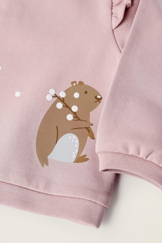 Sweat polaire - Rose poudré