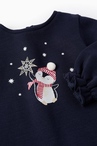 Sweat polaire - Bleu foncé