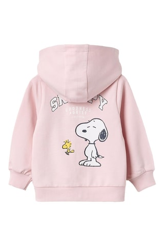 Sweat Snoopy et Woodstock Snoopy et les Peanuts - Rose poudré