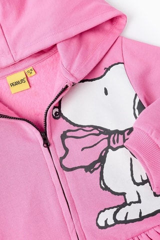 Sweat polaire Snoopy Snoopy et les Peanuts - Rose