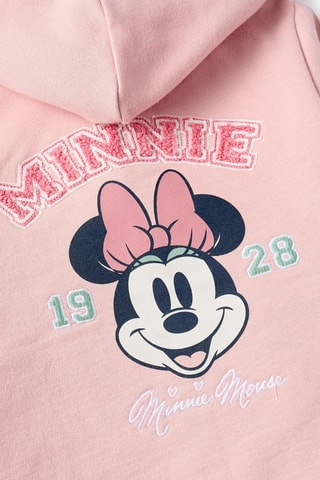 Sweat à capuche Minnie Disney - Rose poudré