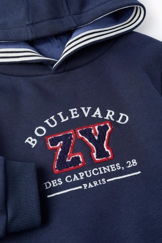 Sweat à capuche - Bleu marine