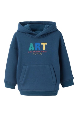 Sweat à capuche - Bleu foncé