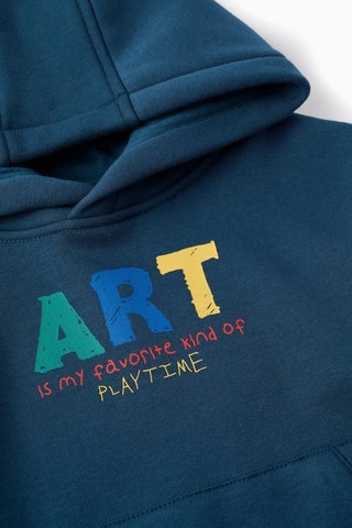 Sweat à capuche - Bleu foncé