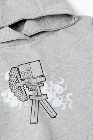 Sweat Minecraft - Gris clair
