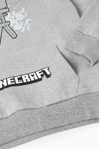 Sweat Minecraft - Gris clair