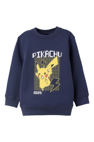 Sweat Pikachu Pokémon - Bleu marine