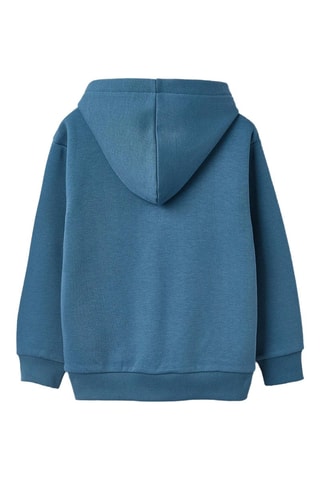 Sweat polaire à capuche - Bleu cobalt