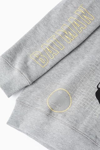 Sweat à capuche Batman La Ligue des Justiciers DC Comics - Gris