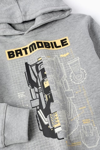 Sweat à capuche Batman La Ligue des Justiciers DC Comics - Gris
