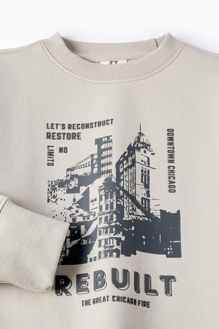 Sweat polaire - Gris clair