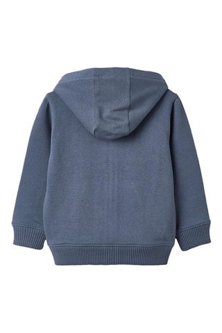 Sweat polaire à capuche - Bleu foncé