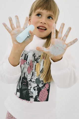 Sweat polaire - Blanc