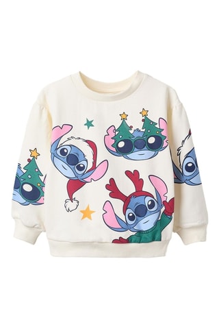 Sweat Stitch Lilo et Stitch Disney - Beige