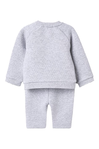 Sweat et pantalon - Gris clair chiné