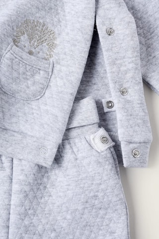 Sweat et pantalon - Gris clair chiné