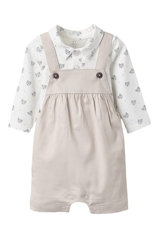 Body et salopette - Gris clair