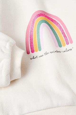 Sweat et pantalon - Beige clair et noir