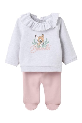 Ensemble 3 pièces Bambi Disney - Gris clair