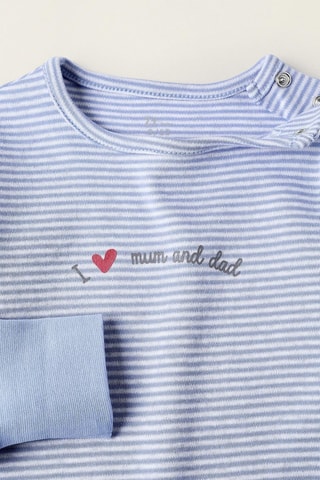 Bavoir et combinaison - Ciel