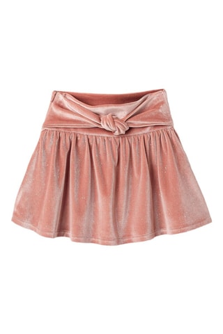 Jupe en velours - Rose