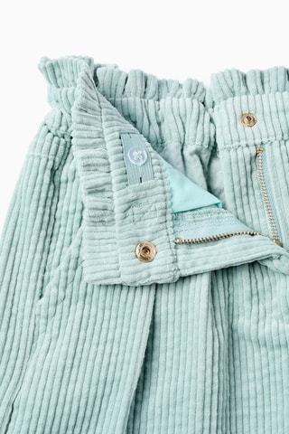 Jupe en velours - Bleu clair