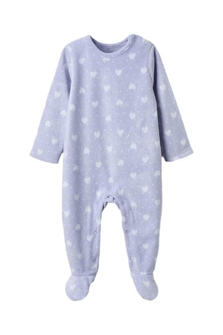 Grenouillère polaire - Bleu clair