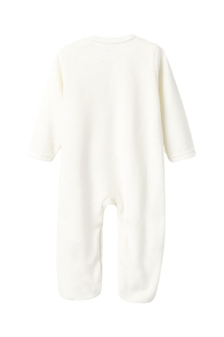 Grenouillère en velours - Blanc