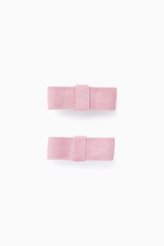 2 pinces à cheveux - Rose poudré