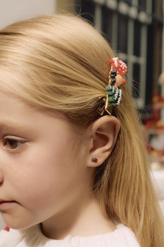 Pince à cheveux - Rouge