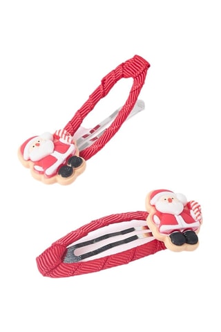 2 pinces à cheveux - Rouge