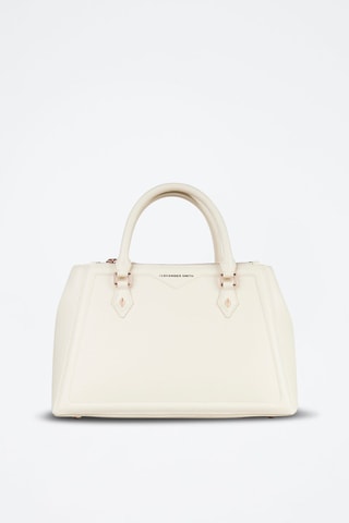 Leren Handtas - Ecru