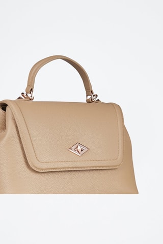 Bolso de piel - Beige