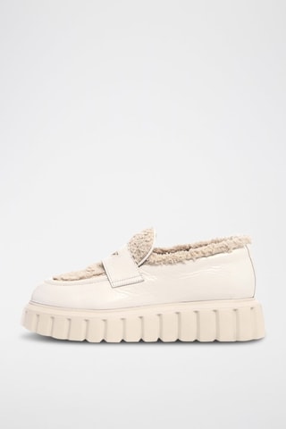 Leren Mocassins - Grijs