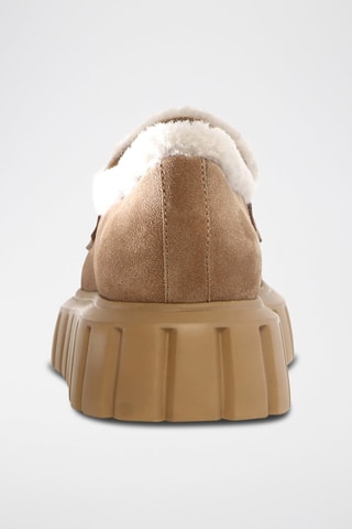 Nubuck Mocassins - Lichtbruin