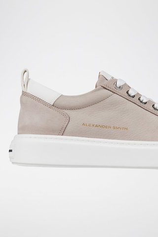 Leren Sneakers - Lichtgrijs en Wit