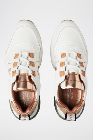 Zapatillas de piel - Blanco