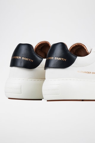 Leren Sneakers - Wit en Zwart