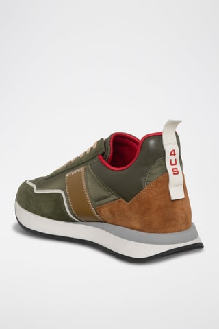 Sneakers Sean - Groen en Bruin