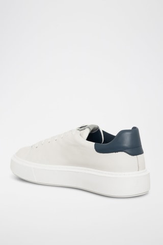 Sneakers Wit en Marineblauw