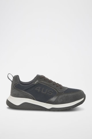 Nubuck Sneakers - Grijs