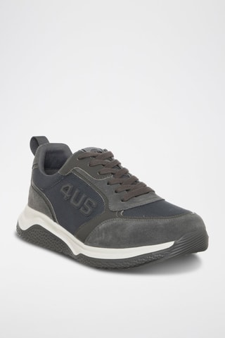 Nubuck Sneakers - Grijs