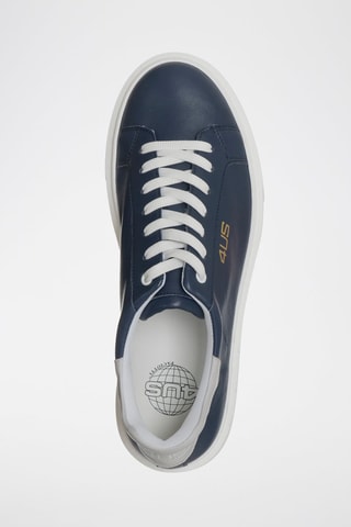 Leren Sneakers - Blauw
